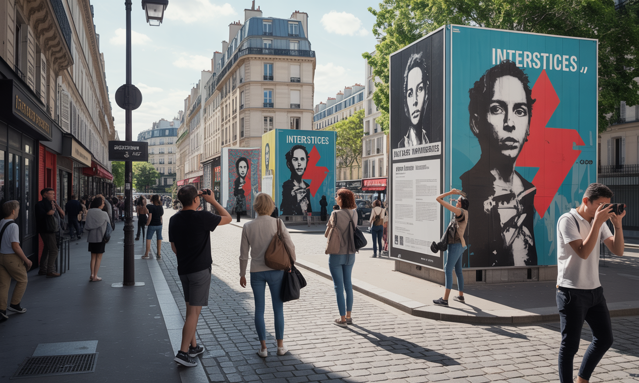 découvrez 'interstices', l'exposition gratuite de jef aérosol dans le 13e arrondissement, avec nos clichés exclusifs à ne pas manquer.