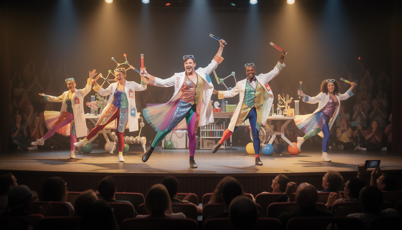 le groupe de sacramento labrats s'associe au sac dance lab pour présenter une comédie musicale à guichets fermés, alliant musique et danse dans un spectacle inoubliable.