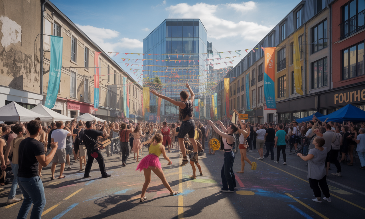 vivez l'effervescence des arts de la rue à brest avec le fourneau, qui célèbre son nouvel écrin aux capucins les 12, 13 et 14 juin. trois jours de spectacles, performances et animations à ne pas manquer !