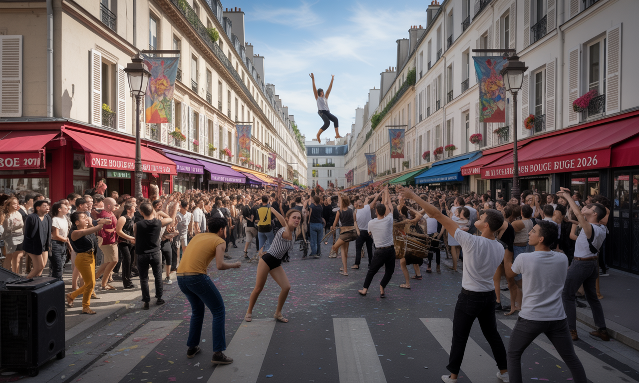 découvrez onze bouge 2026, le grand retour du festival des arts de rue dans le 11e arrondissement de paris, avec des spectacles, animations et performances artistiques pour tous.