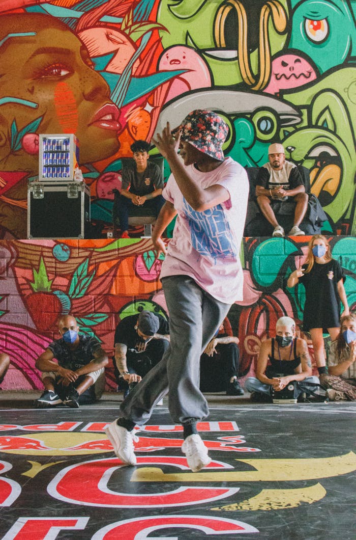 client-satisfaction-img Dynamic street dance performance against colorful graffiti backdrop, capturing urban culture and positivity.