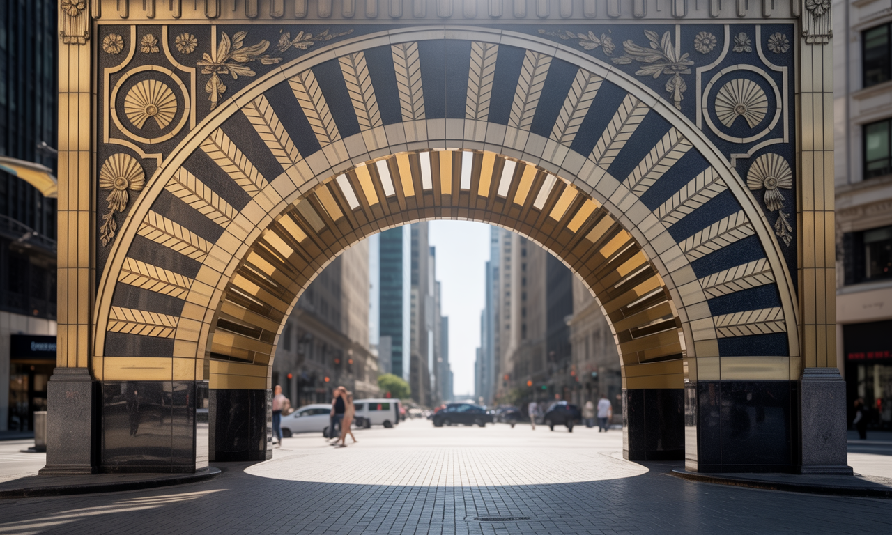 découvrez les nouveautés fascinantes qui transforment un lieu emblématique avec une arche art déco, une végétation luxuriante et des cendriers design alliant style et modernité.