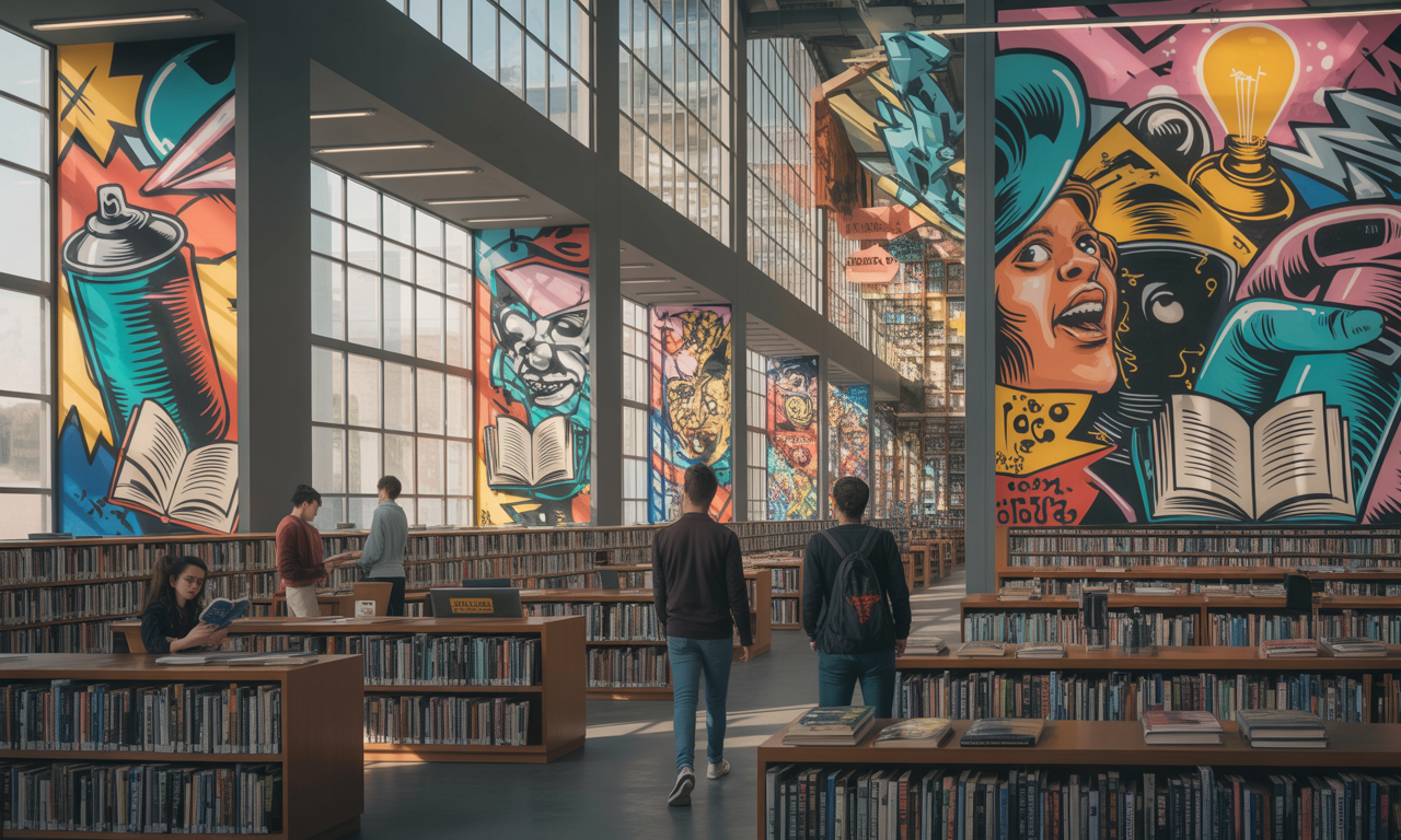 découvrez comment le street-art transforme les bibliothèques en espaces dynamiques où culture urbaine et savoir se rencontrent pour inspirer et éduquer.
